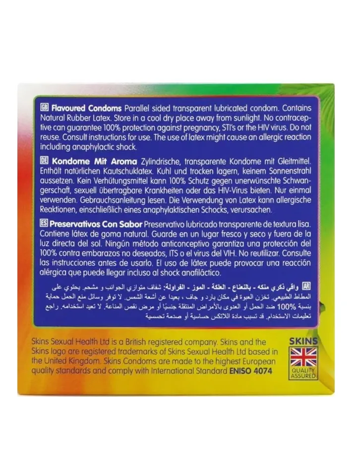 Mixed Flavored Condom 4-pack - Aromatisierte Kondome 4 [full]