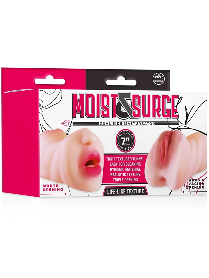 Moist & Surge Doppelter Stroker - Vagina-Masturbator 4