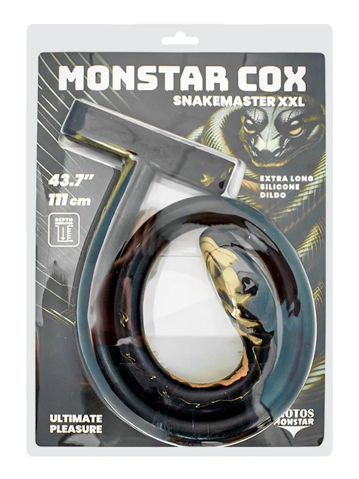 Monstar Cox Snakemaster XXL 111 cm - Extra langer Anal-Dildo 3 [full]