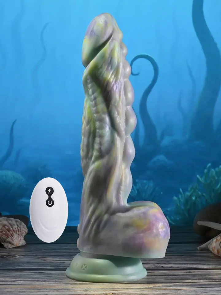 Monster's Ball Vibrating Thrusting Dildo - Drachen-Dildo 1 [full]