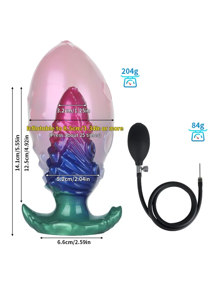 Monster Thrill Aufblasbarer Analplug 14 cm - Aufblasbarer Analplug 2 [full]