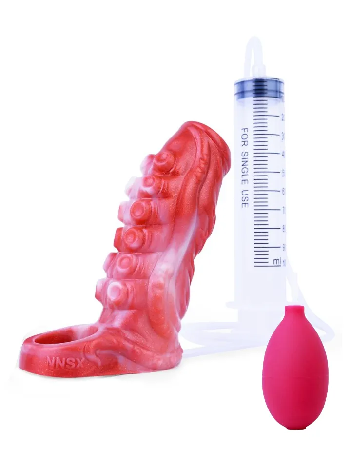 MonsterRed Calty Suqirt Sleeve 12 cm - Penisverlängerung/Penishülle 1 [full]