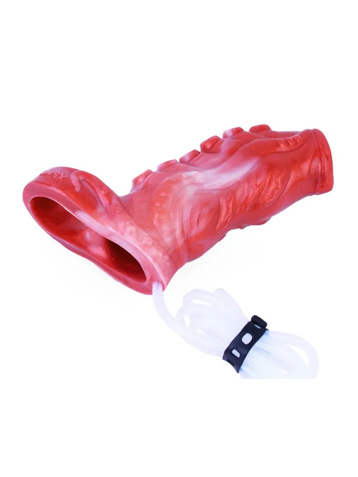 MonsterRed Calty Suqirt Sleeve 12 cm - Penisverlängerung/Penishülle 3 [full]