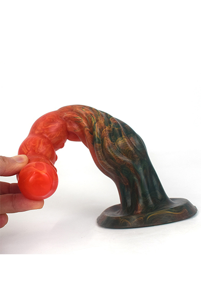 MonsterRed Liquid Silicone Anal Dildo 24 cm - Monster-Dildo 3