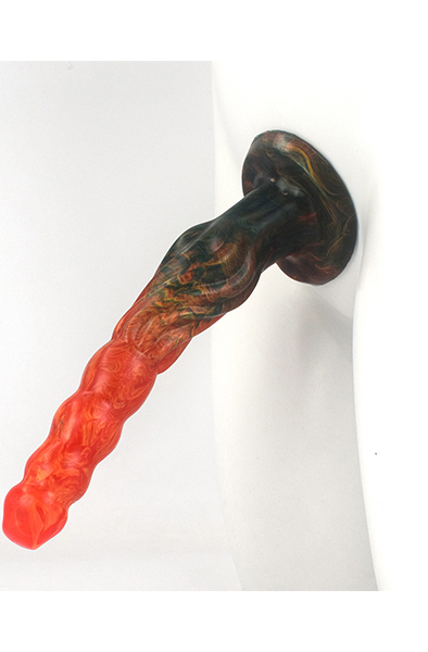 MonsterRed Liquid Silicone Anal Dildo 24 cm - Monster-Dildo 4