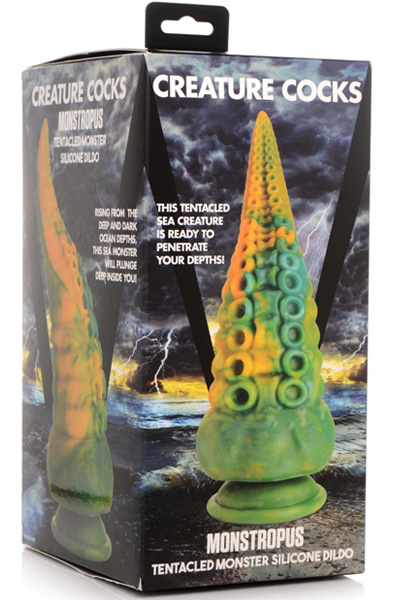 Monstropus Tentacled Monster Dildo 21,5 cm - Drachen-Dildo 8
