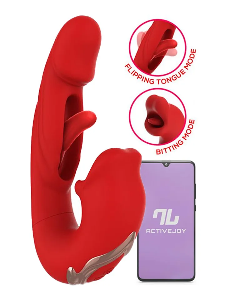 Mouty Vibrator mit Beißen Flippen & App - App-gesteuerter Vibrator 1 [full]