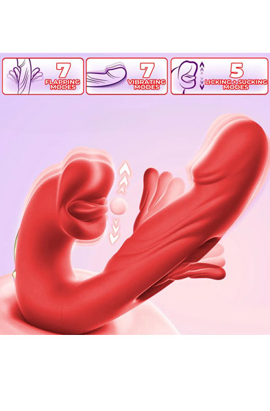 Mouty Vibrator mit Beißen Flippen & App - App-gesteuerter Vibrator 3