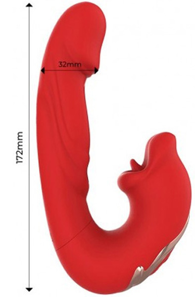 Mouty Vibrator mit Beißen Flippen & App - App-gesteuerter Vibrator 4