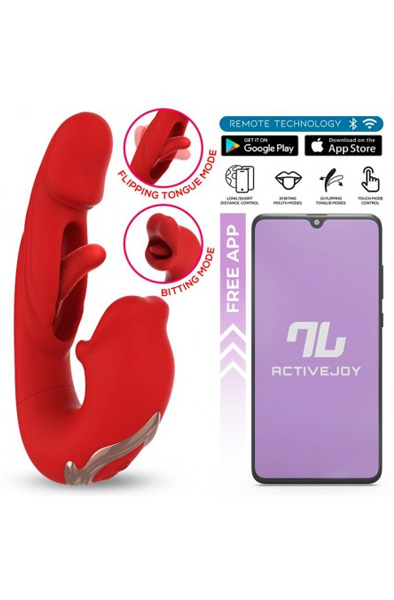Mouty Vibrator mit Beißen Flippen & App - App-gesteuerter Vibrator 5