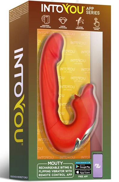 Mouty Vibrator mit Beißen Flippen & App - App-gesteuerter Vibrator 6