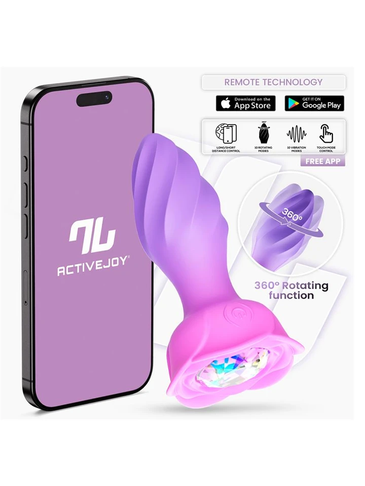 Moxy Butt Plug With 360 Rotation & App - Vibrierender Analplug 1 [full]