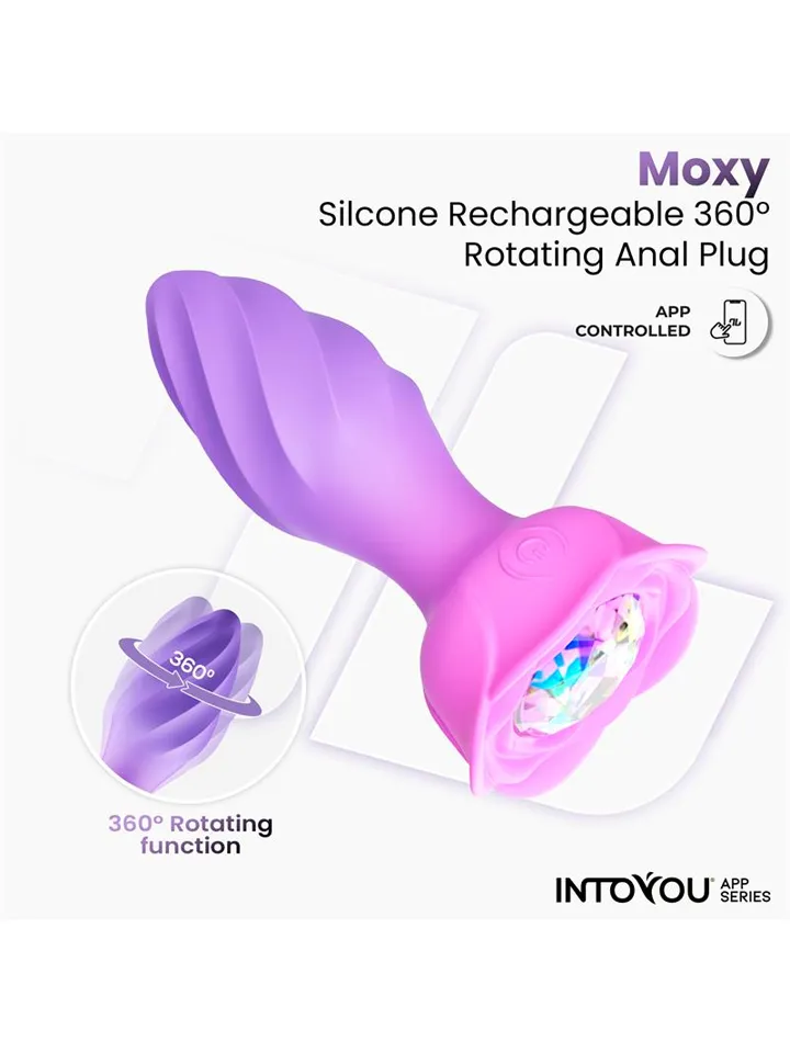 Moxy Butt Plug With 360 Rotation & App - Vibrierender Analplug 3 [full]