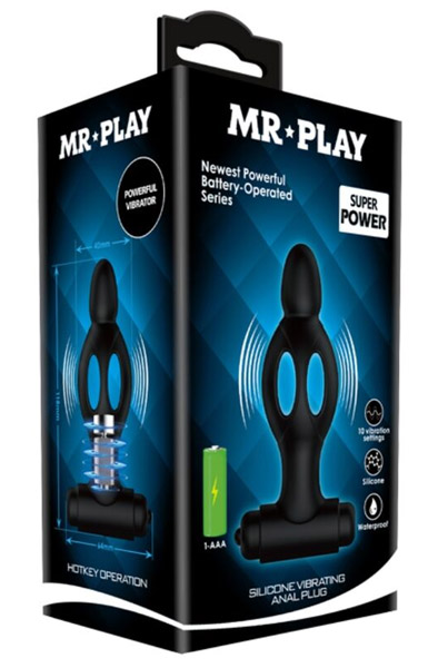 Mr Play Vibrating Anal Plug - Vibrierender Analplug 2