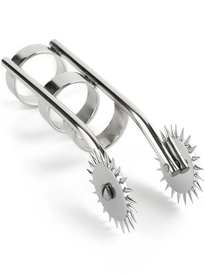 Mr Steel Double Finger Pinwheel - Wartenberg Rad 1