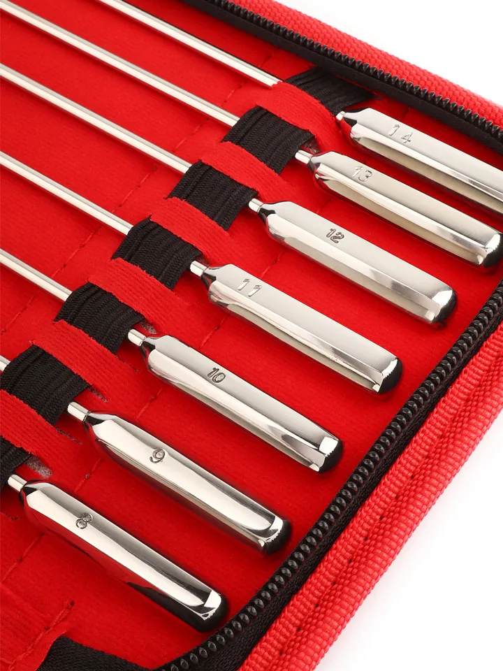 Mr Steel Rosebud Urethral Sounds 13er-Pack - Dilator-Set 3