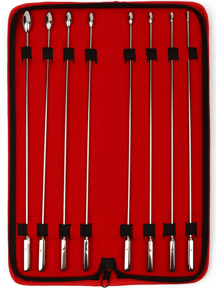 Mr Steel Rosebud Urethral Sounds, 8er-Pack - Dilator-Set 1