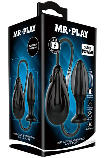 Mr. Play Inflatable Vibrating Anal Plug - Aufblasbarer Analplug 3