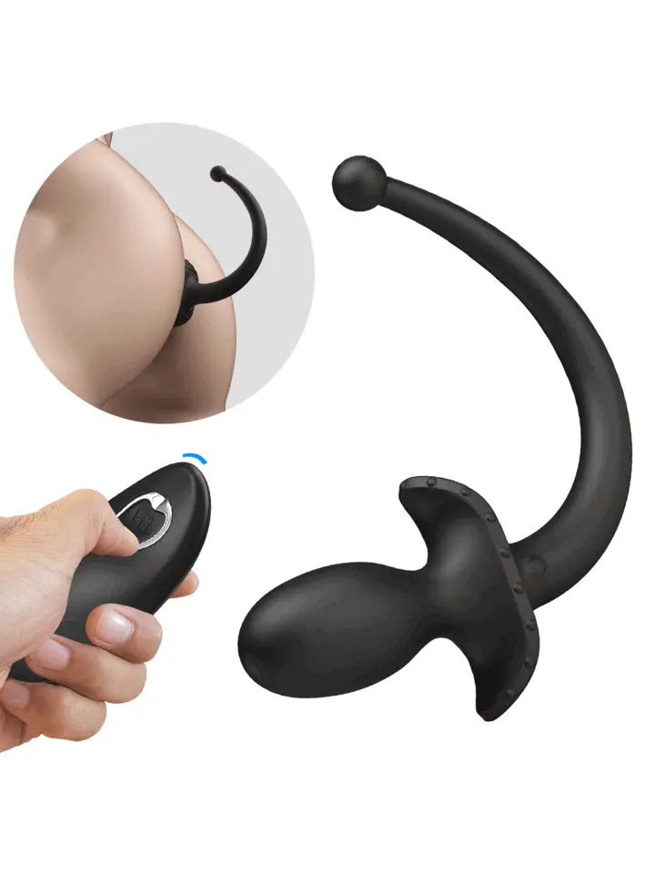 Mr. Play Remote Control Vibrating Butt Plug Tail - Vibrierender Analplug 1 [full]