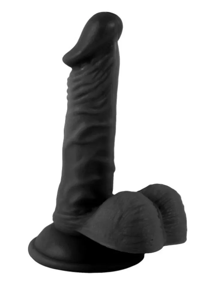 Mr. Rude Realistischer Penis Schwarz 16,5 cm - Dildo 1 [full]