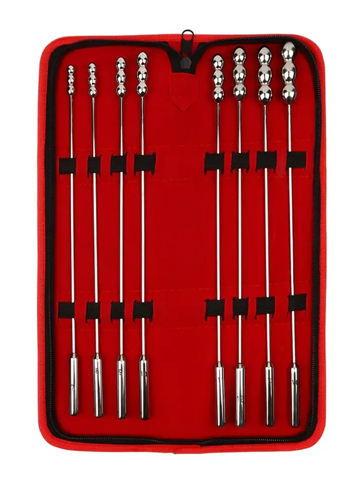 Mr. Steel Rosebud Urethral Sounds – 8er-Pack - Dilator-Set 1 [full]