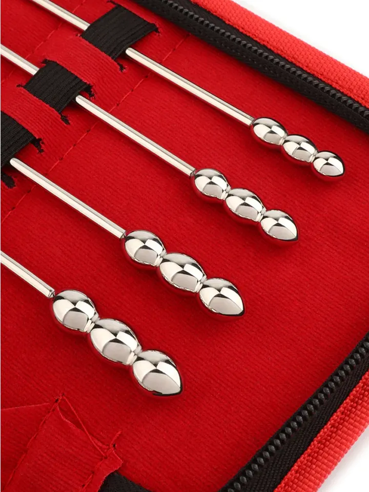 Mr. Steel Rosebud Urethral Sounds – 8er-Pack - Dilator-Set 2 [full]
