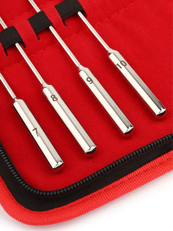 Mr. Steel Rosebud Urethral Sounds – 8er-Pack - Dilator-Set 3 [full]