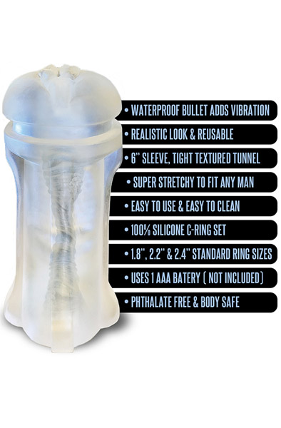 Mstr B8 Squeeze Vibrating Pussy Pack - Masturbator 2