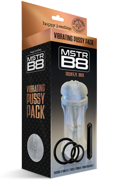 Mstr B8 Squeeze Vibrating Pussy Pack - Masturbator 3