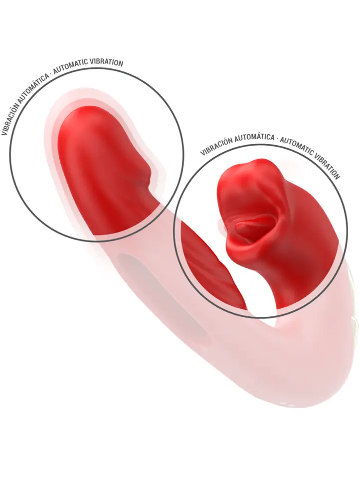 Nathy Vibe mit Biting-Mouth & Flipping - Doppelter Vibrator 2