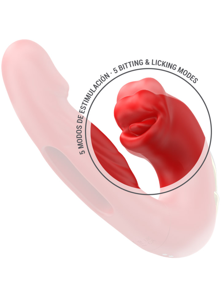 Nathy Vibe mit Biting-Mouth & Flipping - Doppelter Vibrator 4