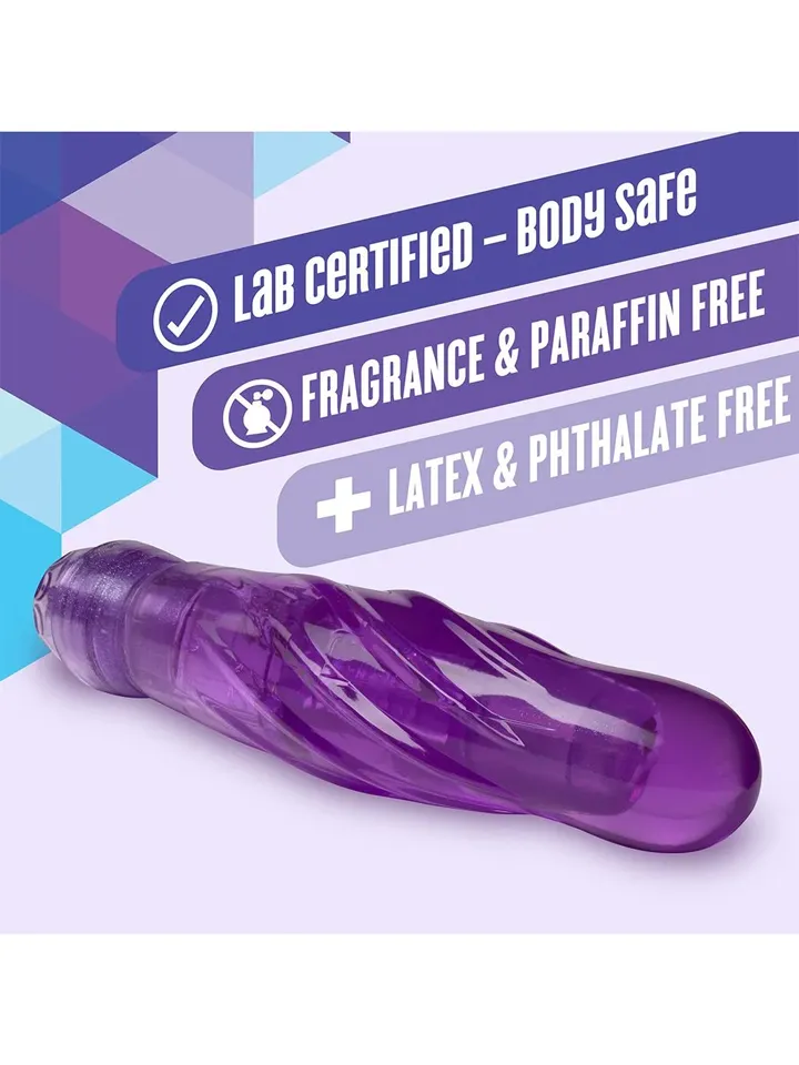 Naturally Yours Bachata Purple 16,5 cm - Vibrierender Dildo 4 [full]