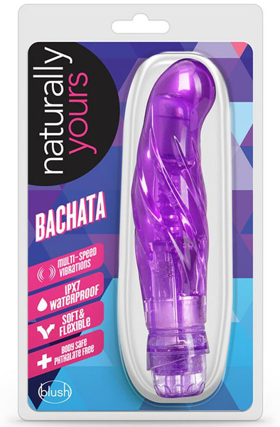 Naturally Yours Bachata Purple 16,5 cm - Vibrierender Dildo 5