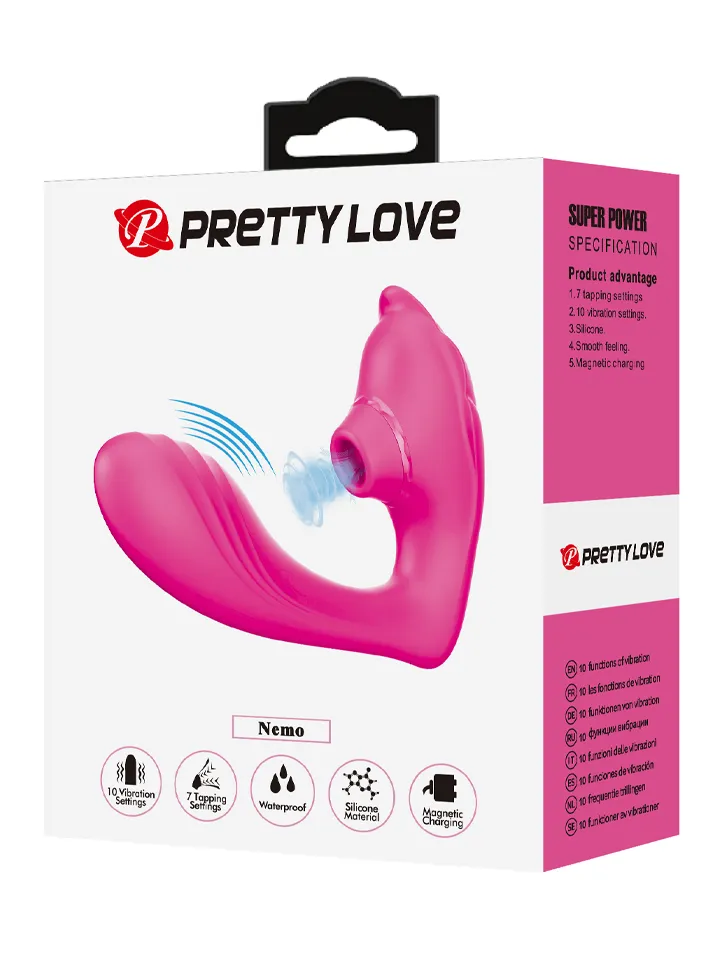 Nemo Vibrator With Clitoral Stimulator - Luftdruck-Vibrator 5 [full]
