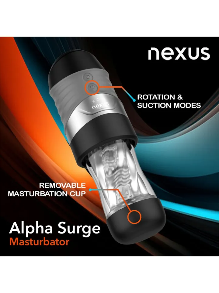Nexus Alpha Surge Masturbator With Rotation & Suction - Automatischer Masturbator 2 [full]