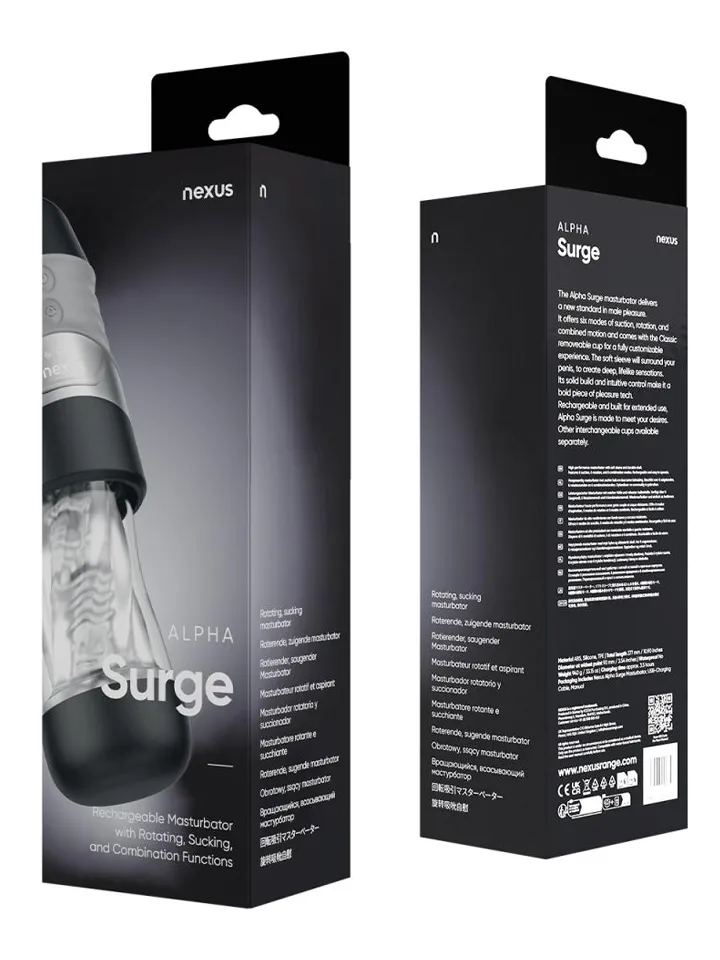 Nexus Alpha Surge Masturbator With Rotation & Suction - Automatischer Masturbator 3 [full]