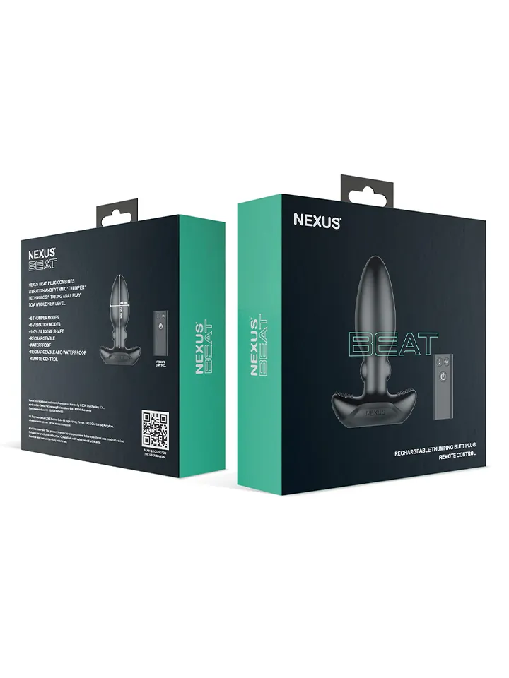 Nexus Beat Vibrating Thumping Butt Plug - Vibrierender Analplug 4 [full]