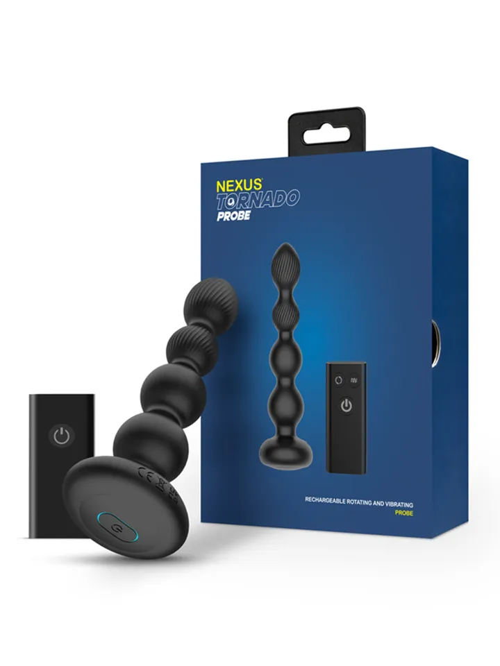 Nexus Tornado – Rotierender Perlenstimulator - Anal-Dildo mit Vibration 2 [full]