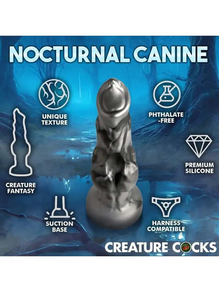 Night Prowler Silikon-Dildo 21,3 cm - Drachen-Dildo 2