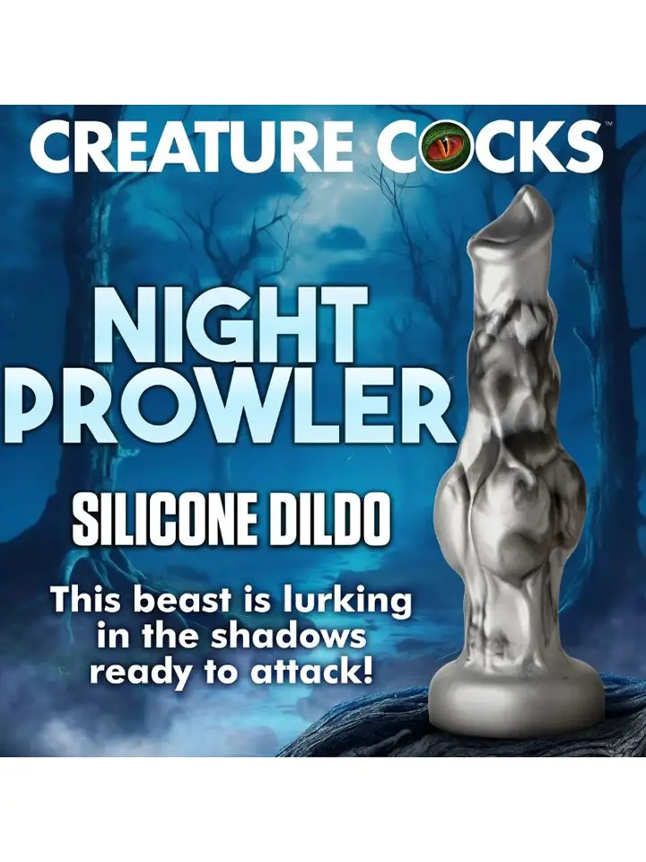 Night Prowler Silikon-Dildo 21,3 cm - Drachen-Dildo 3