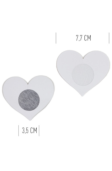 Nipple Covers Heart Shapped Holographic - Brustwarzenkappen 3