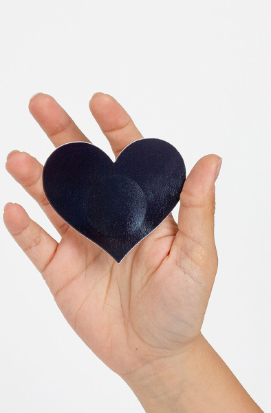 Nipple Covers Heart Shapped Holographic - Brustwarzenkappen 5