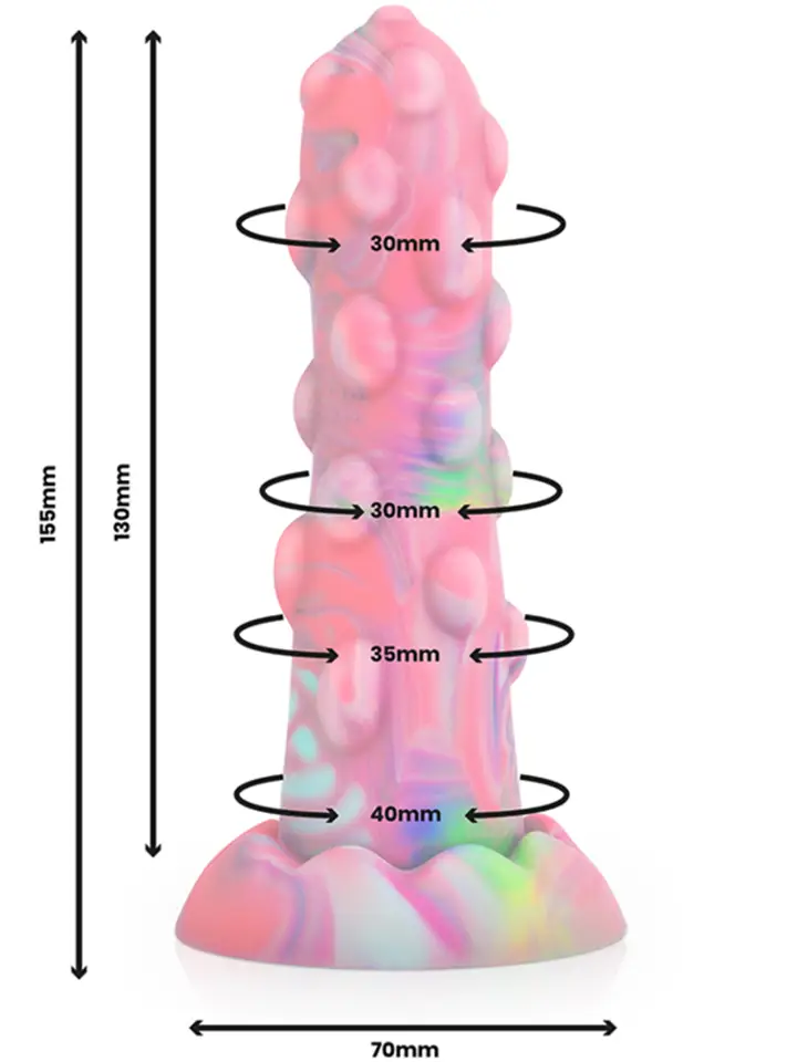 Nixie Dildo – Gestaltwandelnder Geist 15,5 cm - Drachen-Dildo 2