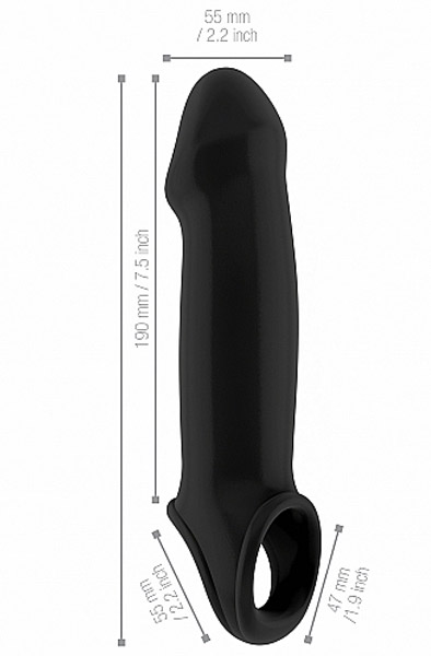 No.17 Dong Extension Black - Penishülle 3