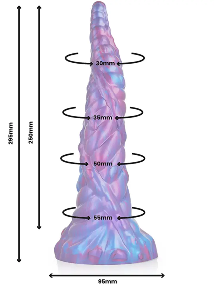 Nokken Dildo Water Creature 29,5 cm - Drachen-Dildo 2