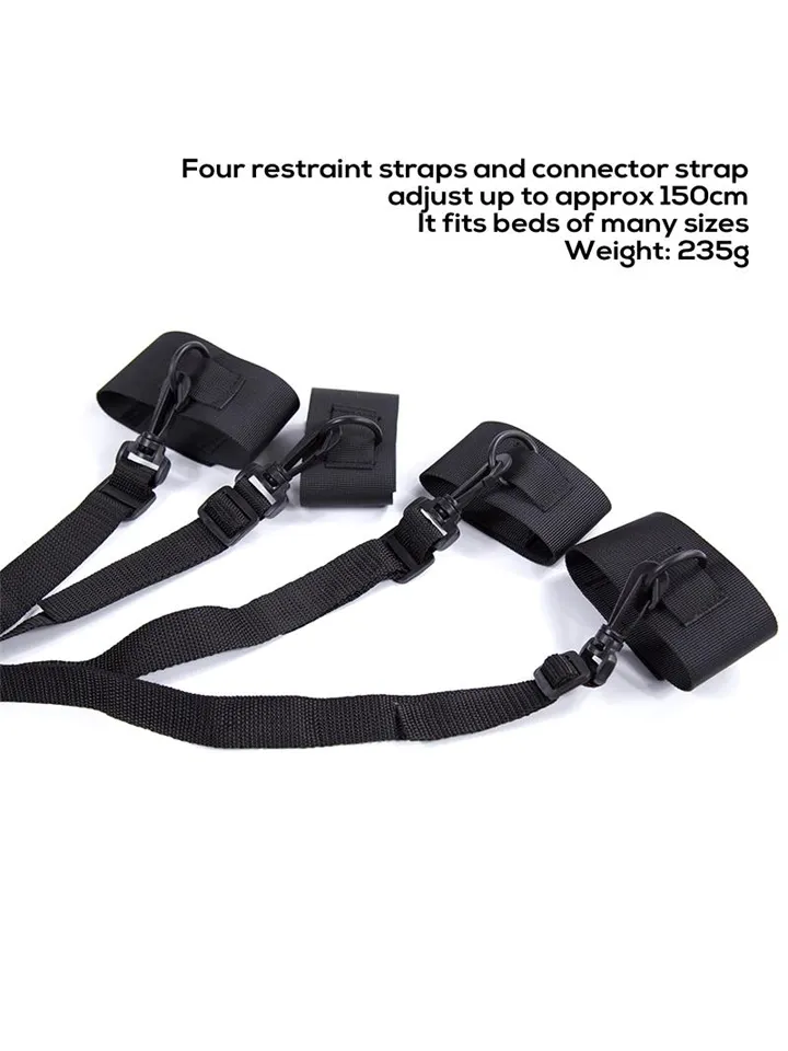 Nylon Velcro Bed Restraints With Plastic Hook - Hand- und Fußfesseln 2 [full]