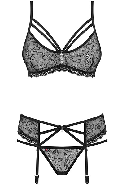 Obsessive 818-SEG-1 Set, 3-teilig - Sexy Dessous 4