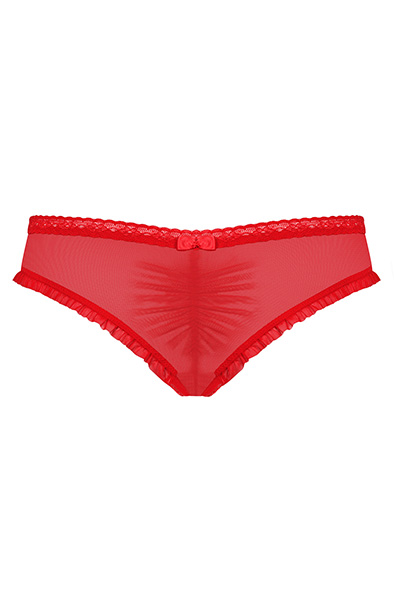 Obsessive 827-PAN-3 Panties Rot - Spitzenhöschen 4