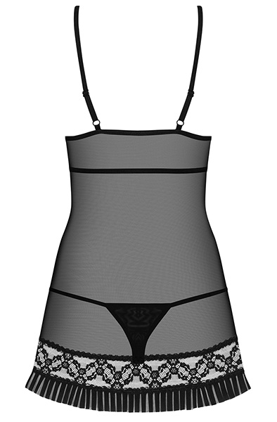 Obsessive 837-BAB-1 Babydoll & String - Sexy Dessous 4