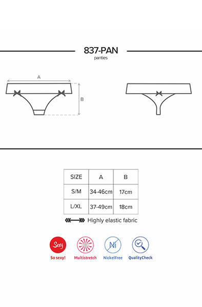Obsessive 837-PAN-1 Slip - Spitzenhöschen 3